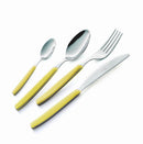 Servizio Set di Posate 24 pezzi in Acciaio Inox Eme Cromo Giallo 13