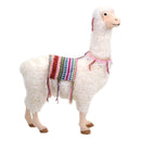 Pupazzo Lama bianco con campanellini cm 64x26xh90