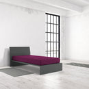 Lenzuolo Sotto con Angoli ed Elastico Tinta Unita Fucsia