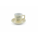Set 6 tazzine Caffè con Piattino Ø6x6 cm in Gres VdE Tivoli 1996 con Stand