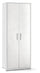 Armoire 2 Portes 71x182x41 cm Oxyde Blanc
