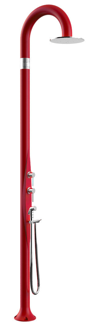 Mitigeur de douche de jardin extérieur inverseur et douche mobile Arkema Funny Yin Ruby prezzo