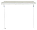 Pergola da Giardino 3,05x3m in Alluminio con Copertura in Policarbonato Kraus Edera