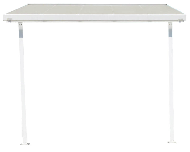 Pergola da Giardino 3,05x3m in Alluminio con Copertura in Policarbonato Kraus Edera