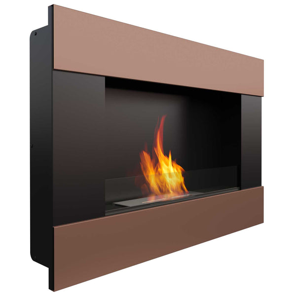 prezzo Cheminée Bioéthanol Murale 90x65,2 cm Flig Boston Bronze