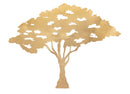 Pannello Leaf Tree Plan 82x1,5x63 cm in Ferro Oro