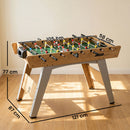 Calcio Balilla Tavolo da Gioco 121x87x 77 cm 22 Giocatori Segnapunti Manuali Legno Naturale Verde      