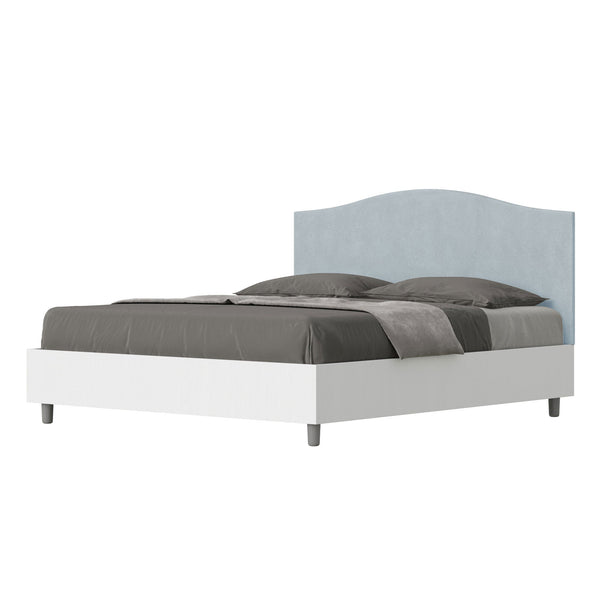 sconto Letto Matrimoniale Grace Azzurro Varie Misure