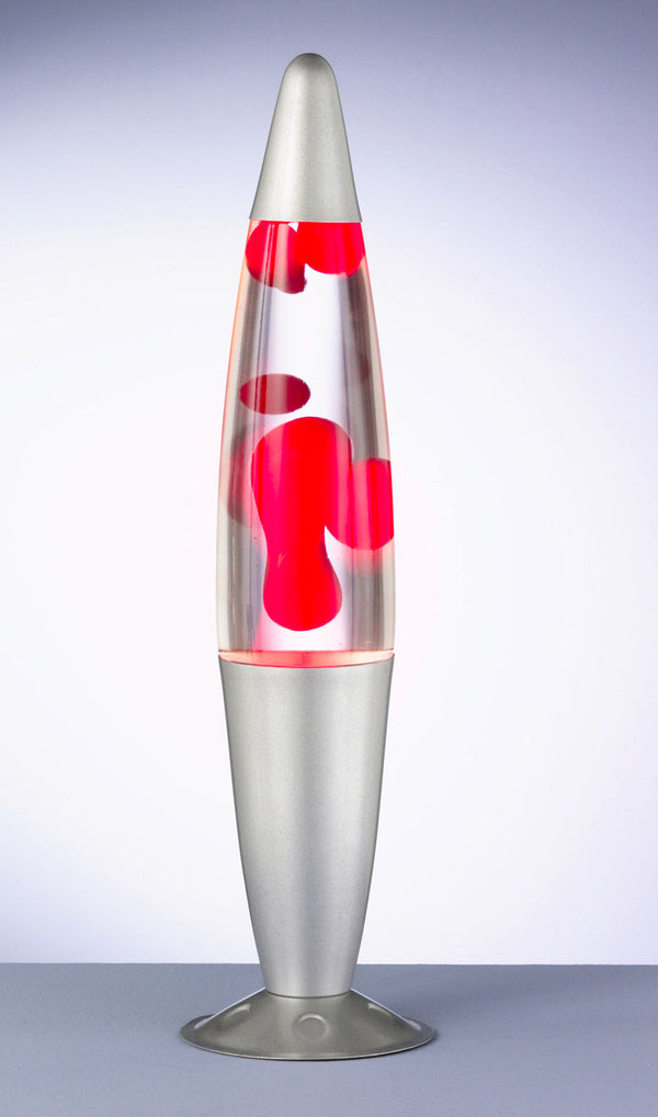Lampada Lava Lamp da Interno  H41 cm in Metallo Argento online
