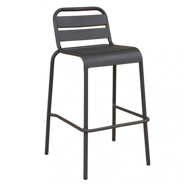 prezzo Tabouret haut Vega 50x51x95 h cm en acier gris