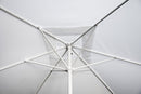 Ombrellone da Giardino 3x2m Tessuto Poliestere Bianco
