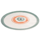 Set 4 Piatti Tondi Ø32x2 cm  in Dolomite VdE Tivoli 1996 Occhio Marino