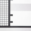 Mobile Ingresso con Scarpiera e Appendiabiti 78x30x182 cm in MDF Nomad Bianco