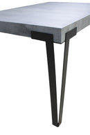 Tavolo 130x90x77 cm Rio Fix Cemento