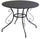 Table de Jardin Ronde Ø95cm en Métal Old Anthracite Adami