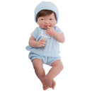 Bambola Bebè Neonato con Pigiama Azzurro 38cm JC Toys