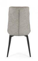 Set 2 Sedie 48x64x92h cm Lawrence Pu Tortora 