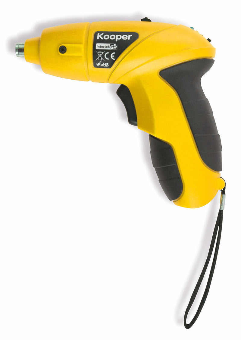 Mini Avvitatore a Batteria 3,6V Kooper Faidatè Giallo
