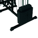 Stazione Multifunzione 156x113x205 cm per Allenamento in Acciaio  Nera