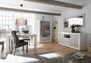 Mobile Buffet 2 Ante 2 Cassetti 184x42x86 cm in Legno TFT Lipari Bianco e Pino