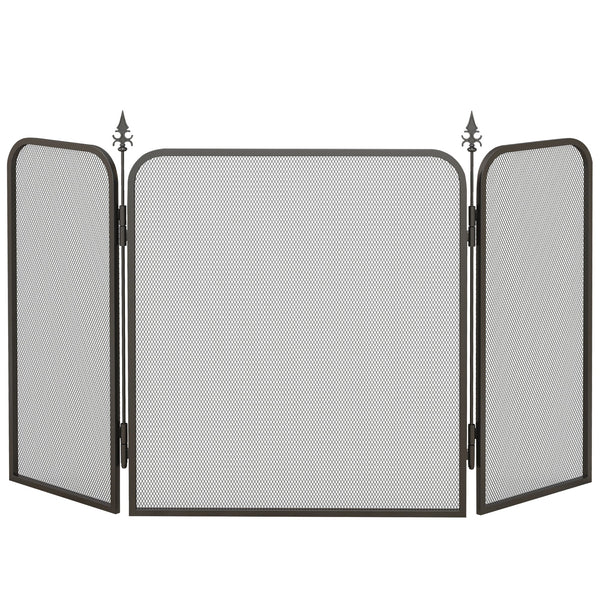 Parascintille con Antine 96x1,3x56 cm in Metallo Nero sconto
