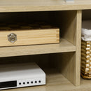 Mobile TV fino a 65” 150x30x42 cm in Legno truciolare Bianco e Legno