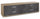 Meuble bas 4 tiroirs 179x50x47 cm Noyer Stelvio/Oxyde Noir