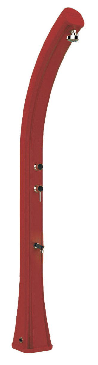 prezzo Doccia Solare da Giardino 35L Miscelatore e Lavapiedi e Temporizzatore Arkema Happy XL Ruby