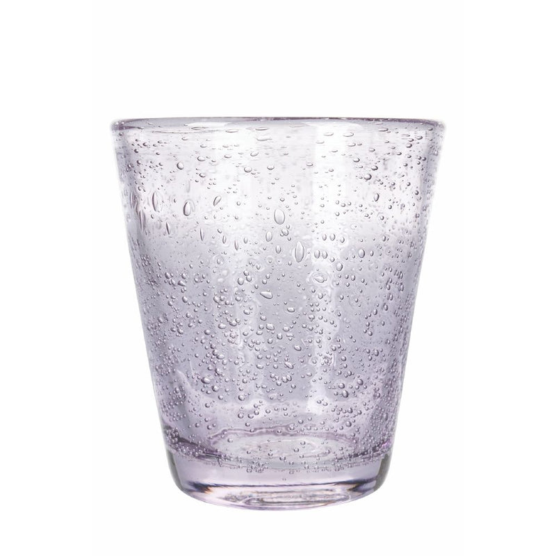 Set 6 Bicchieri Acqua Cancun Provence in Vetro VdE Tivoli 1996 Viola