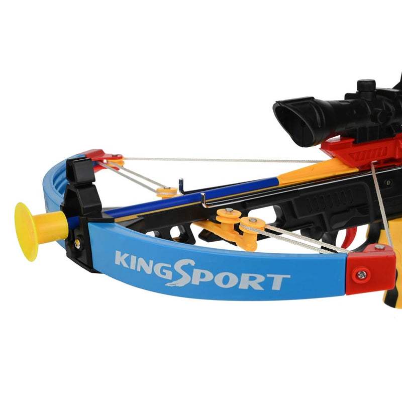 Balestra Arco Giocattolo per Bambini con 4 Frecce Bersaglio e Porta Frecce