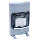 Stufa a Gas Metano Grigia per Interno Infrarossi da Parete Muro o Pavimento