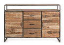 Credenza 2 Ante 3 Cassetti 150x40x105h cm Elmer 
