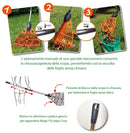 Rastrello Raccogli Foglie da Giardino Magic Fly Agrati