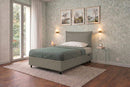 Letto Singolo Contenitore Imbottito Similpelle Cappuccino BoxMax Testata Soft Varie Misure