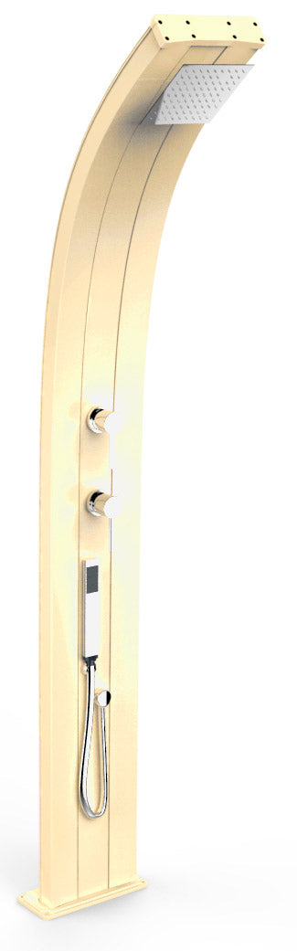 prezzo Doccia da Esterno Giardino Miscelatore e Doccetta Mobile Arkema Dada Champagne Bronze