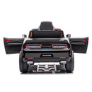 Macchina Elettrica della Polizia per Bambini 12V Dodge SRT Police Nera