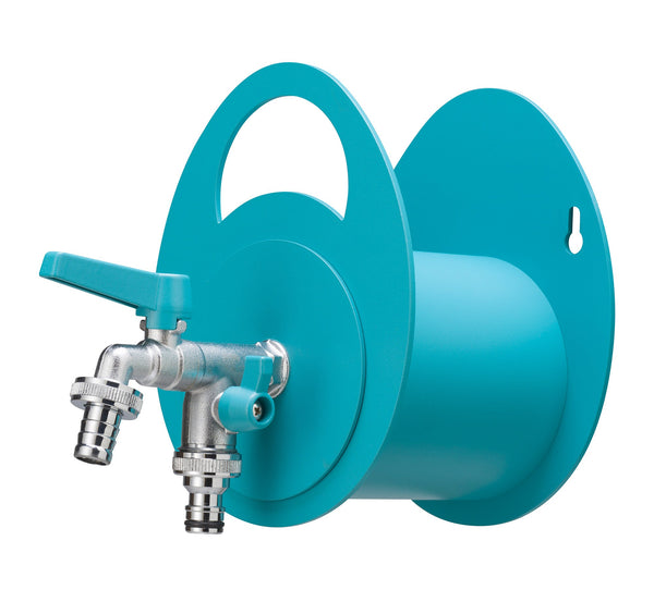 acquista Portatubo da Muro in Metallo con Rubinetto a Doppia Uscita Belfer 42/MU Turchese