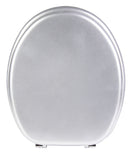 Copriwater Universale 5,5x45x38 cm in MDF Silver