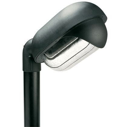 Lampe frontale à poteau ovale de couleur noire basse pour la ligne de résidence extérieure Sovil prezzo