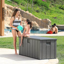 Baule Cassapanca da Esterno 151x72x69 cm in Polietilene