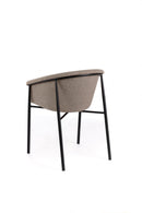 Set 4 Sedie 58x56xH79 cm in Tessuto Nari Tortora