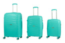 Set 3 Valigie Trolley Rigido Espandibile in Polipropilene TSA Ravizzoni Alaska Verde Tiffany