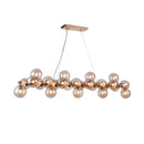 Lampada pendente Modern in Metallo Dallas Oro