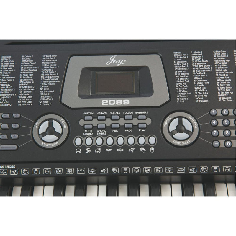 Tastiera Elettronica 61 Tasti Piano Digitale 255 Ritmi 255 Toni Kooper  Nera