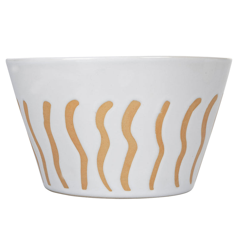 Set 4 Ciotole Ø14x8,5 cm 700 ml in Gres VdE Tivoli 1996 Geometry