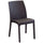 Chaise de jardin Virginia 47x59x86 h cm en osier marron