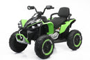 Quad Elettrico per Bambini ATV Safari Gold 24V con Telecomando Verde