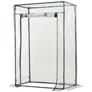 Serra da Giardino 100x50x150 cm in PVC Trasparente