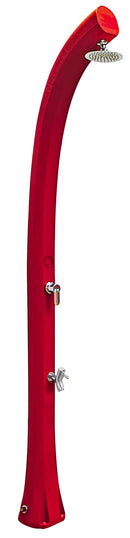 Doccia Solare da Esterno Giardino 26L Miscelatore e Lavapiedi Arkema New Happy Ruby