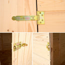 Casetta Box da Giardino 1,6x1,6 m con Pavimento in Legno Picea Massello 16mm Eden